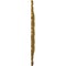 Ekena Millwork Durham Ceiling Medallion (Fits Canopies up to 4 1/4"), Hand-Painted Gold, 31"OD x 1 1/2"P CM31DUGLS - alternate 4